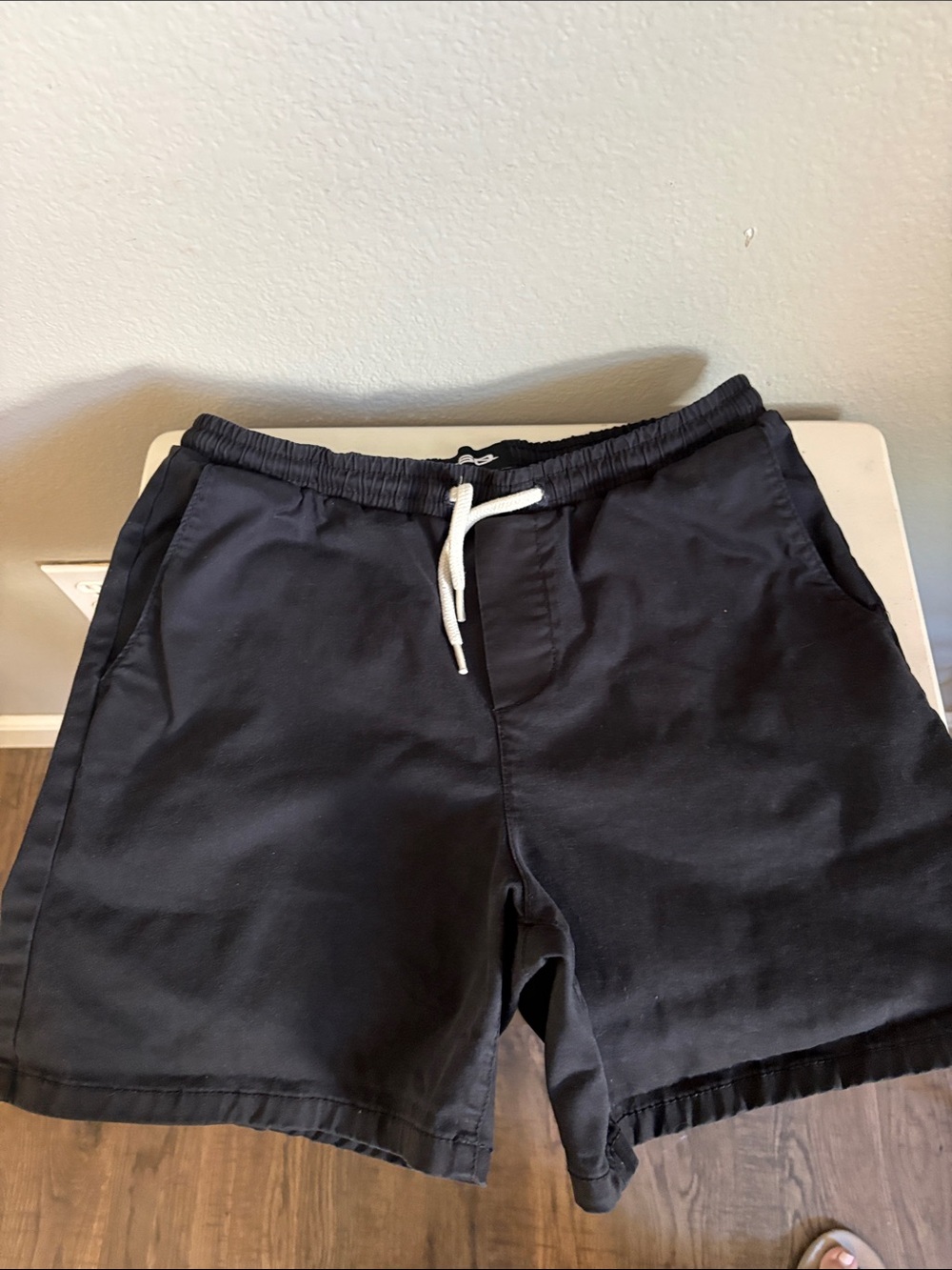 RSQ Black Men's Drawstring Shorts